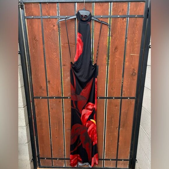 Retrofete Mabel Dress in red anthurium size XS NWT - Picture 2 of 12